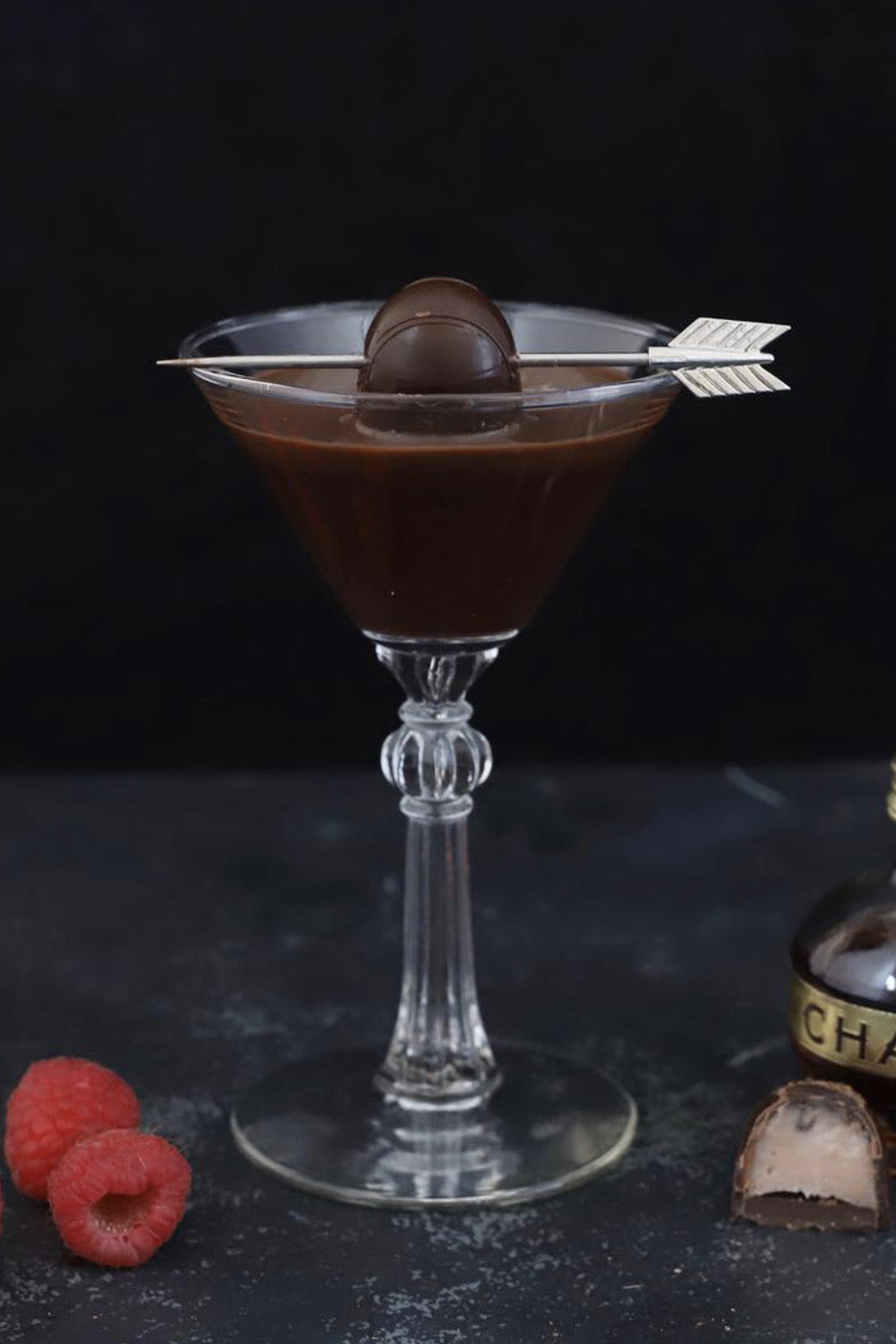 Raspberry Truffle Martini